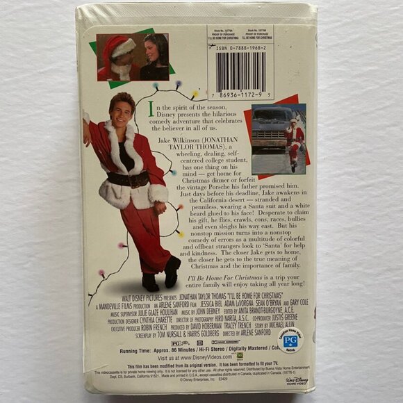 1998 I’ll Be Home For Christmas VHS Video Tested Working Holiday Comedy - Picture 2 of 3